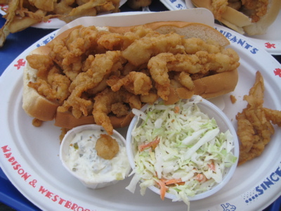 Fried Clams at Lennie & Joe’s Fish Tale, Madison