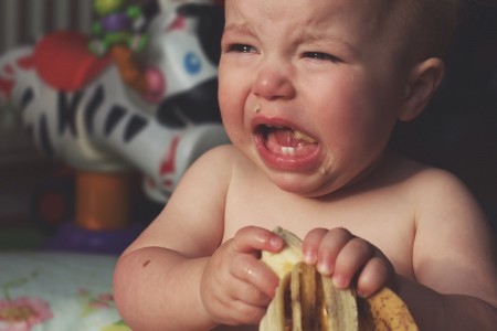 Not my son, but see? He's having a tantrum WITH A BANANA!