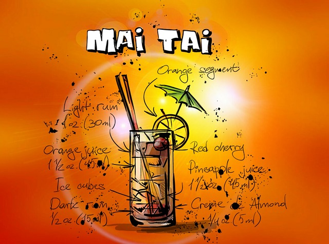 Here's what goes in to a mai tai. This beer contains none of this.