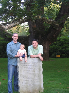Me, Damian, and Ed at the Pinchot Sycamore... the very first picture on the very first post on this site.