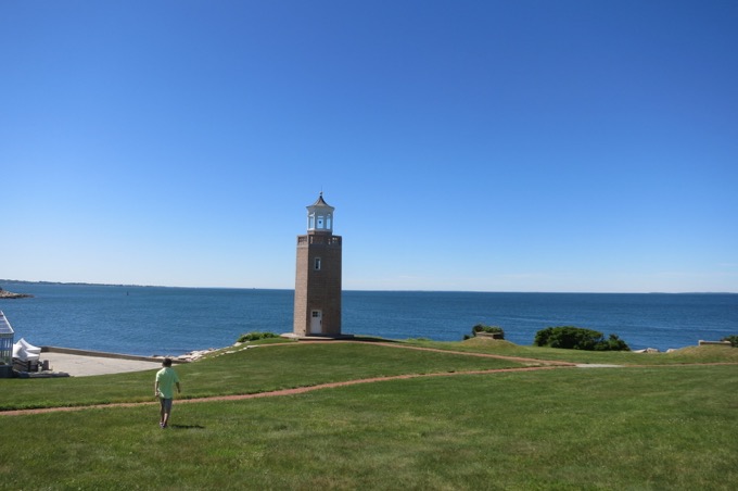 Damian and I checked out the Avery Point Lighthouse in Groton this week