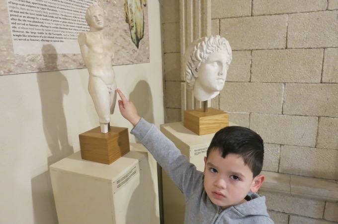 Calvin at The Museum of Greek Culture, which exists inside Bristol's Carousel Museum. Yes, it's on The List too.