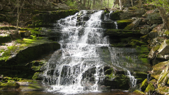 Falls along Falls Brook Trail, Hartland