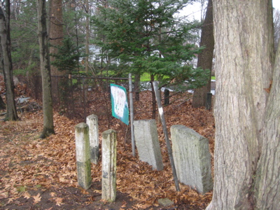 The Nevins Avenue border fence and what I can only assume are the graves marking those who have died over this border war.