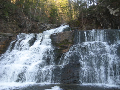 The lower falls