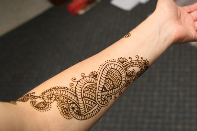 Forearm Henna = Rohan Freeman