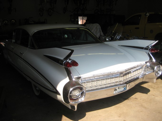 Just a random old Cadillac Fleetwood! 