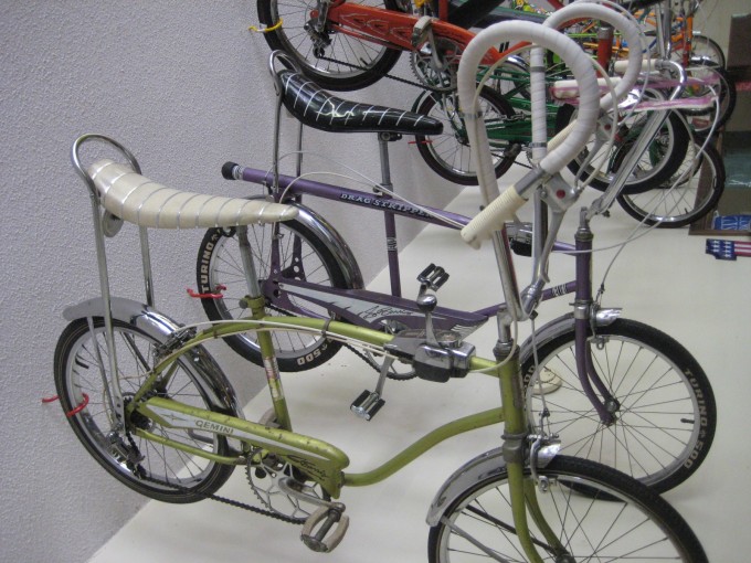 Banana-seated bikes! 