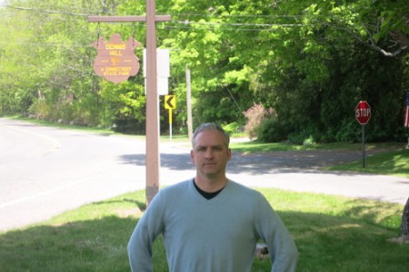 We're all supposed to pose with the crest signs. Not always the easiest thing to do.