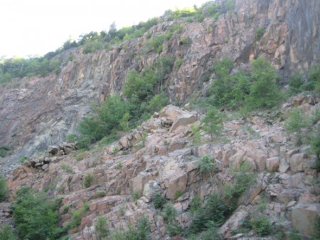 The quarry from the Red Diamond Trail