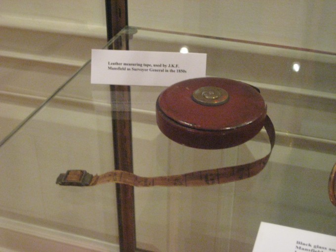 Mansfield's old tape measure, for good measure