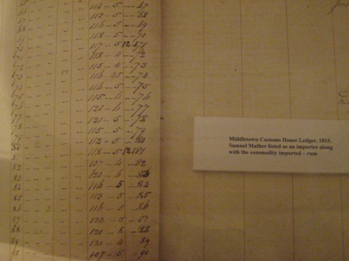 Connecticut River ship logs. 