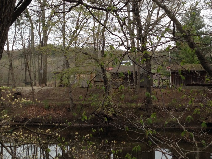 Mystery private haunt across the river