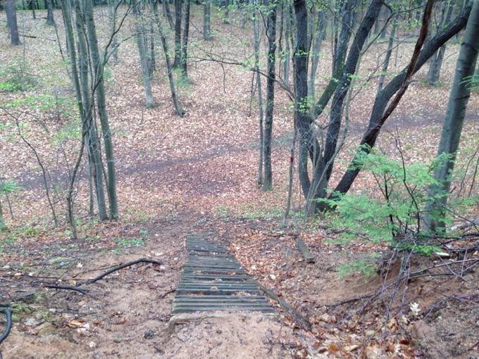 The trail ladder up to nothing noteworthy