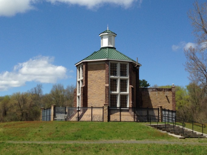In all its glory, Avon's Fisher Well #9 Pump House! 