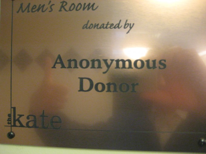 Do you think this donor chose to be anonymous before or after he or she was told what their money was going to be used for?