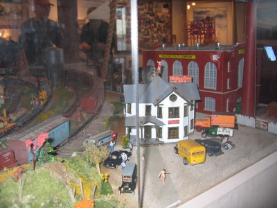 Model trains at the Connecticut River Museum in Essex