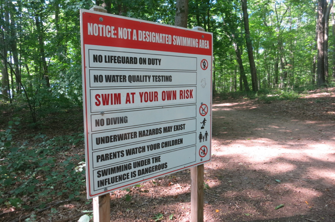 You probably shouldn't swim here.