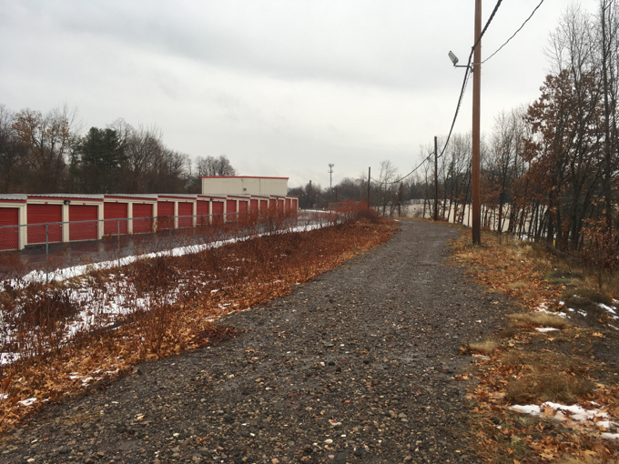 The southern stretch towards Center Street